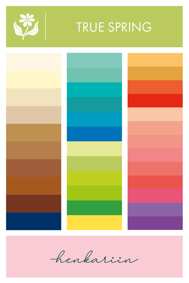 Henkariin True Spring -väripaletti
