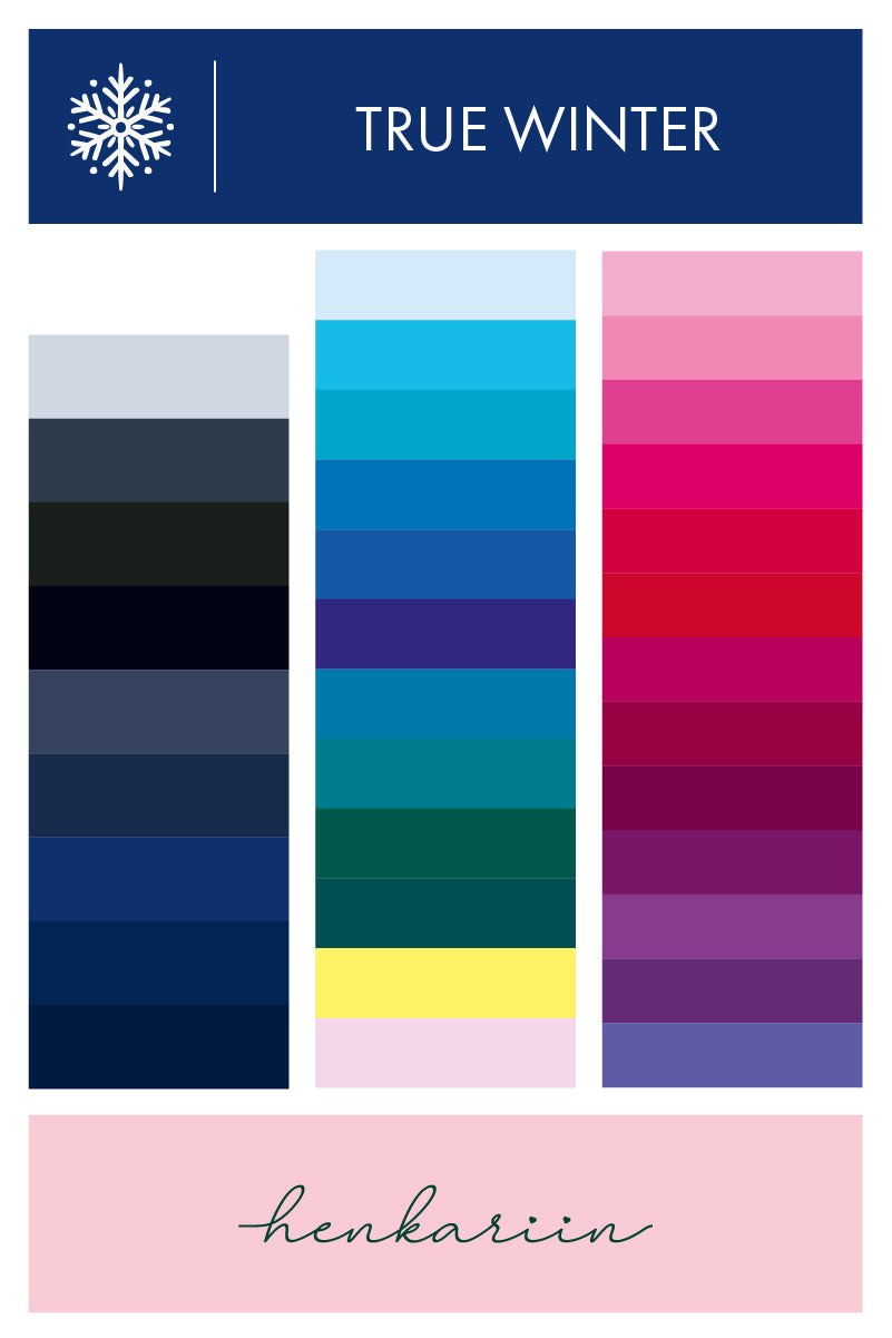Henkariin True Winter -väripaletti