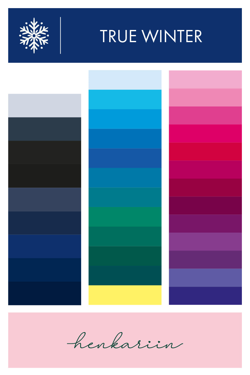 Henkariin True Winter -väripaletti